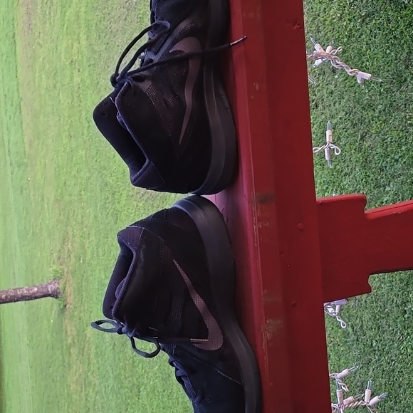 Nike Air OverPlay IX Black and Gray Men's Athletic Shoes Mens 10.5 GUC - Picture 4 of 5